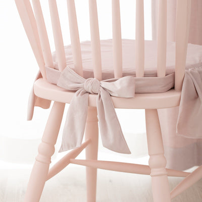 Frill Chair Seat Cushion  Pink