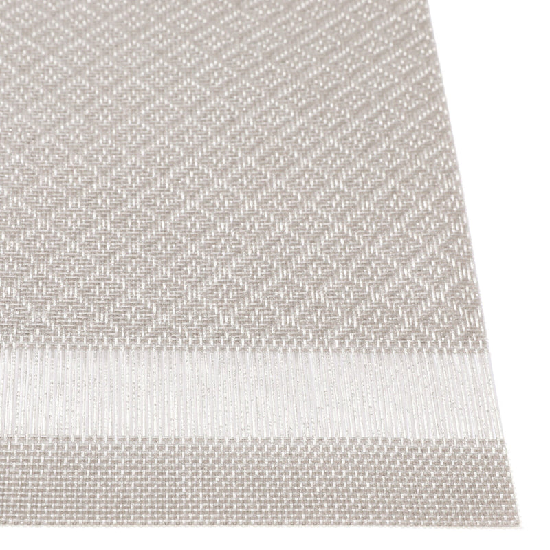 Lattice Table Runner Gray