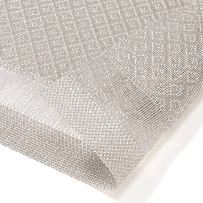 Lattice Table Runner Gray