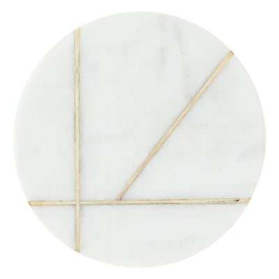 MARMOR COASTER WHITE