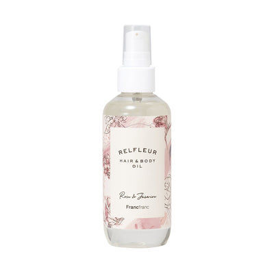 RELFLEUR HAIR & BODY OIL PINK (ROSE & JASMINE)