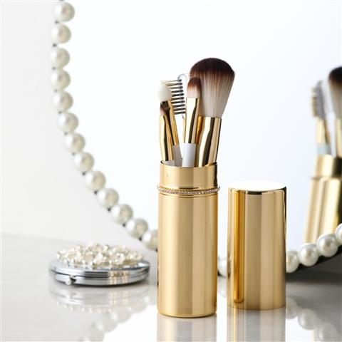 TIARA BRUSH SET GOLD