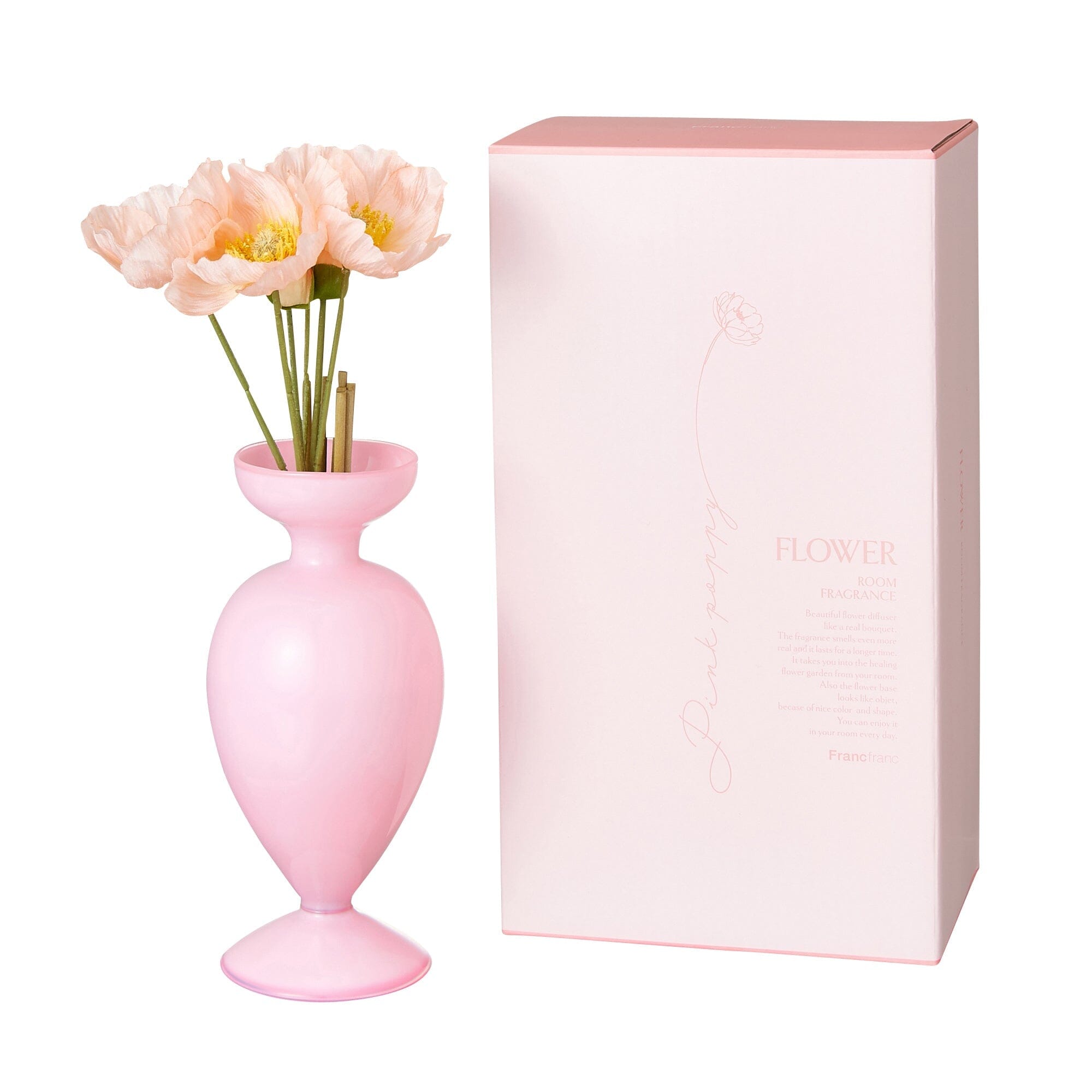 Natural Flower Room Fragrance  Pink (Sweet Poppy)