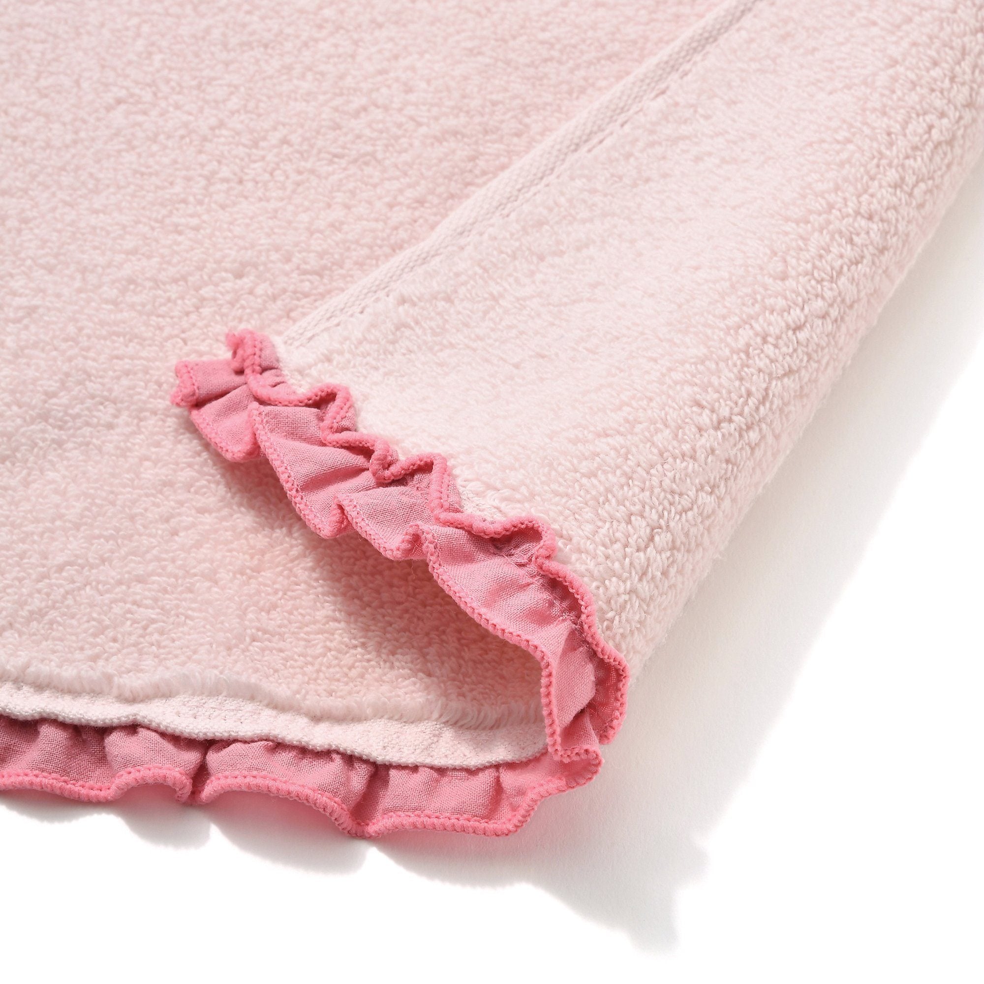 FUWASARA Bath Towel Set Pink