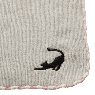 BALLOT ANTIBACTERIAL DEODORANT HANDKERCHIEF CAT GRAY