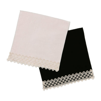 BALLOT ANTIBACTERIAL DEODORANT MODERN LACE HANDKERCHIEF BLACK