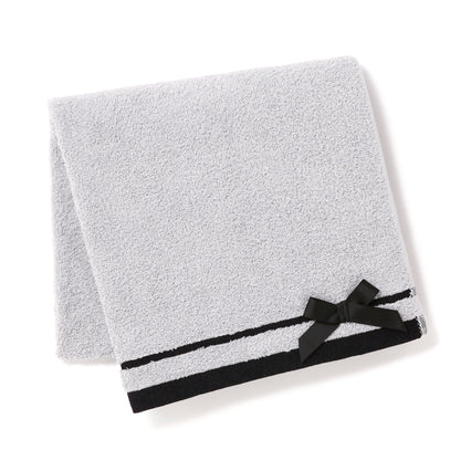 QUICK DRY BATH TOWEL RIBBON GRAY