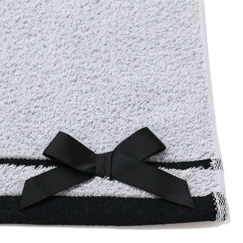 QUICK DRY BATH TOWEL RIBBON GRAY