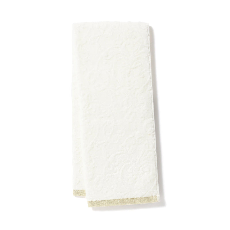 Antibacterial Deodorant Ornament Face Towel White