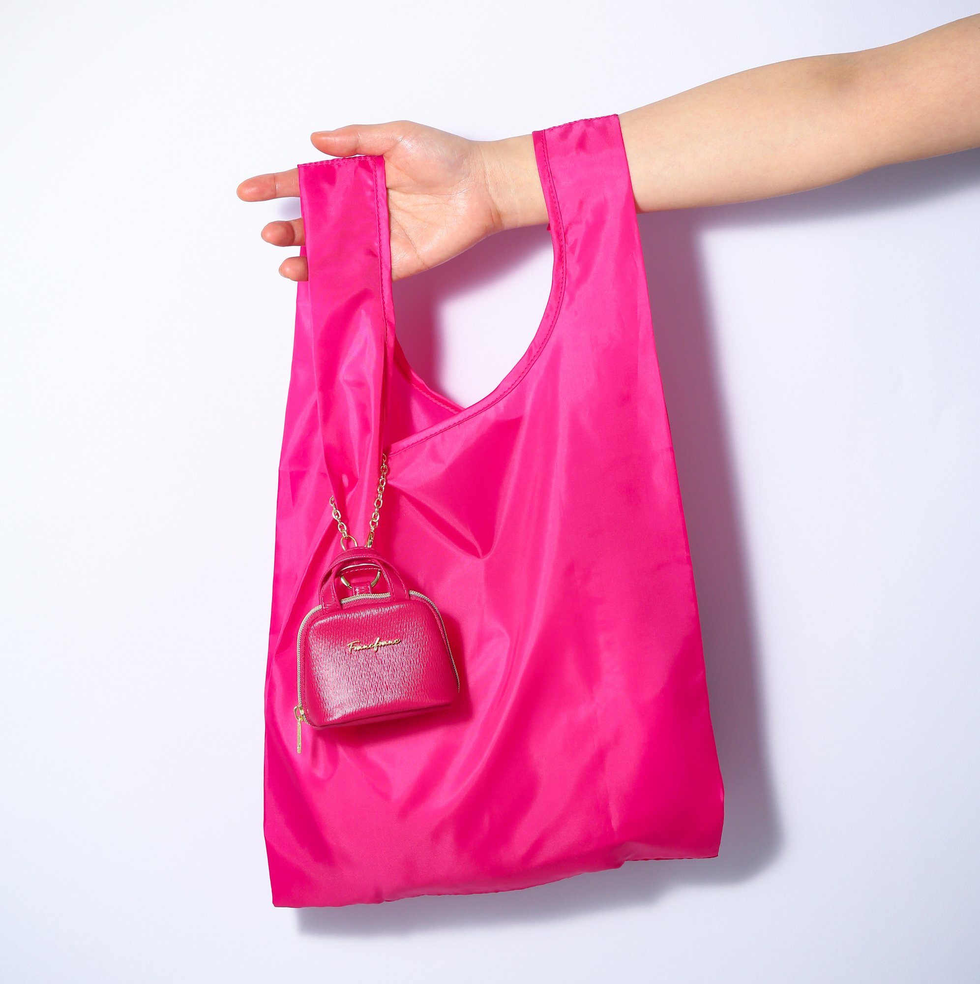 BAGCHARM ECOBAG BAG DARK PINK