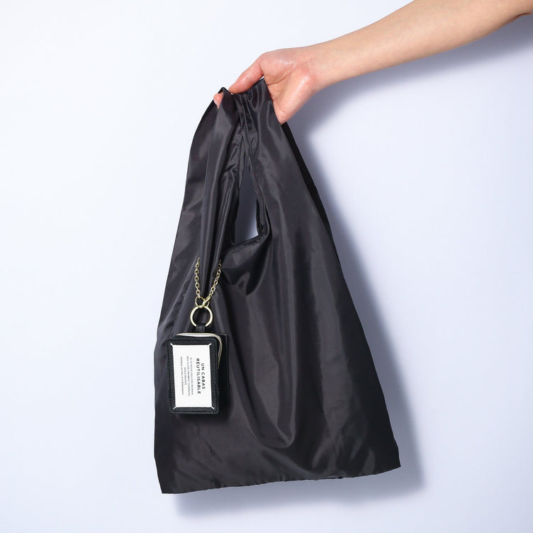 BAGCHARM ECOBAG TYPO BLACK