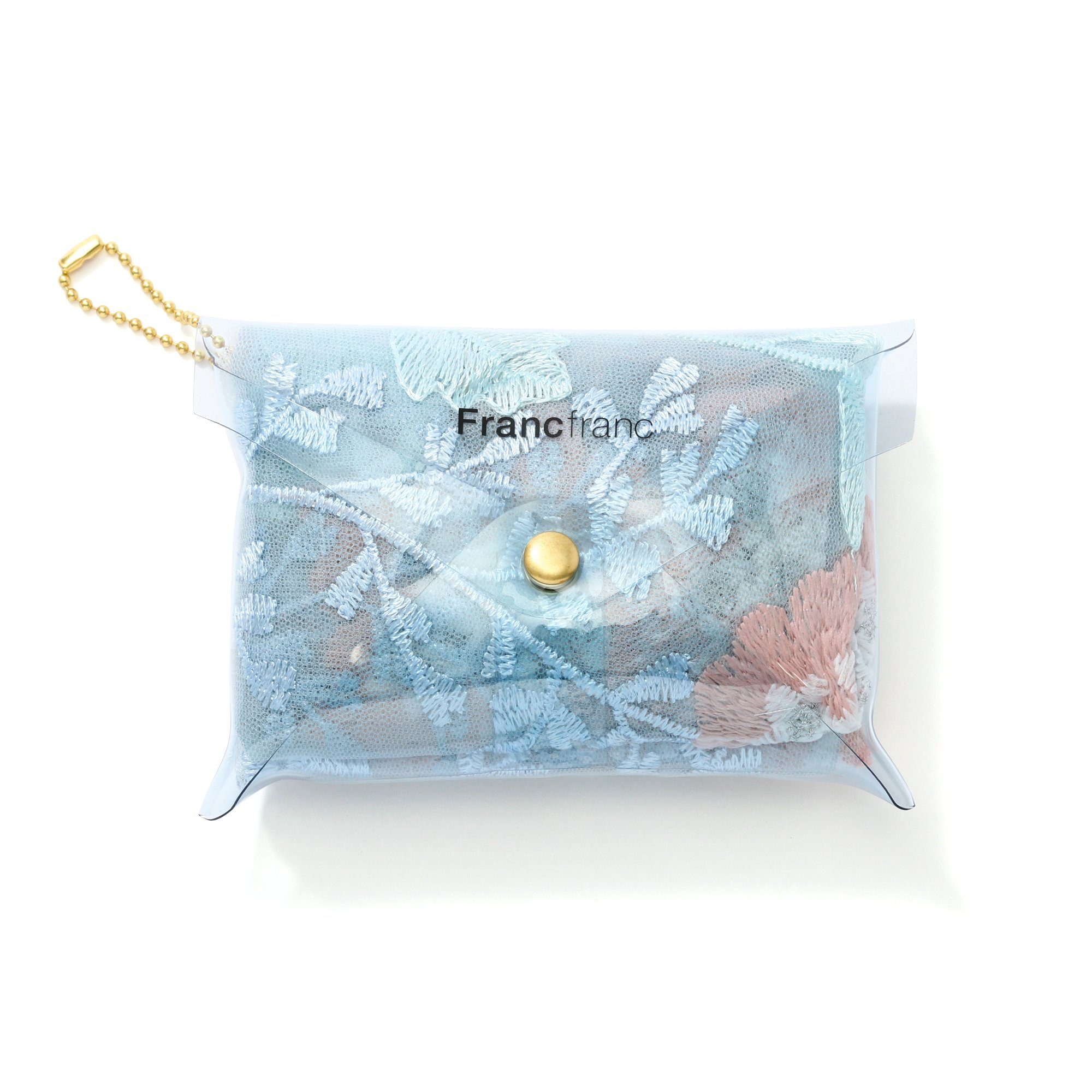 TULLE BAG LIGHT ORANGE X LIGHT BLUE