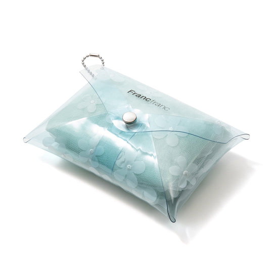 TULLE BAG FLOWER WHITE X MINT