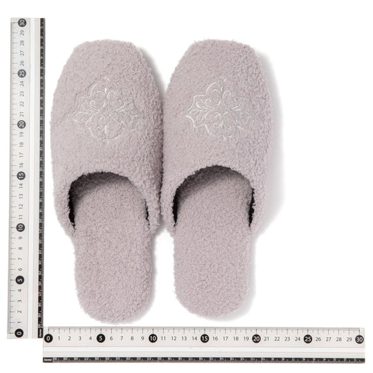 WASHABLE FIEELE ROOM SHOES GRAY