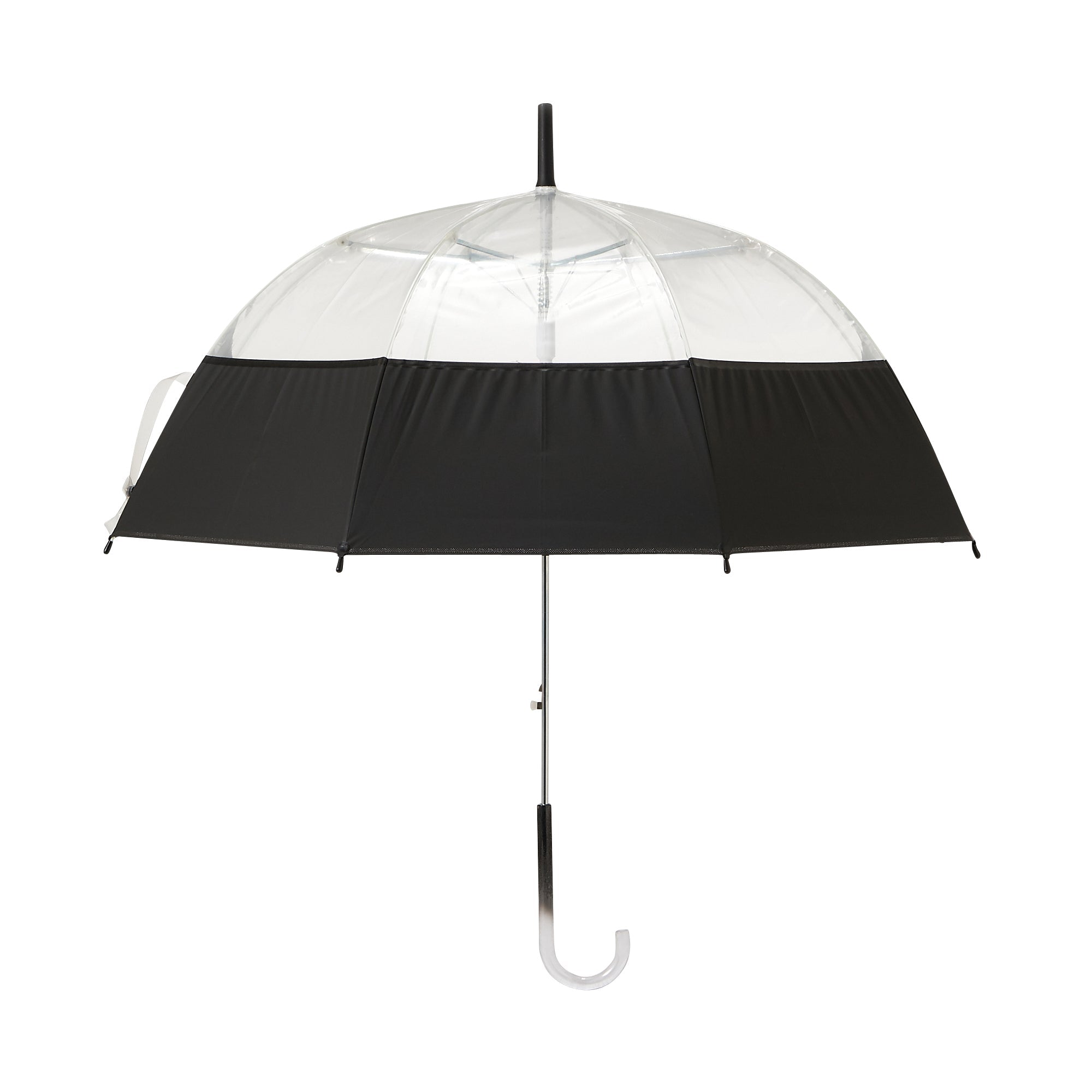 PLUIE PLASTIC UMBRELLA 58 BLACK
