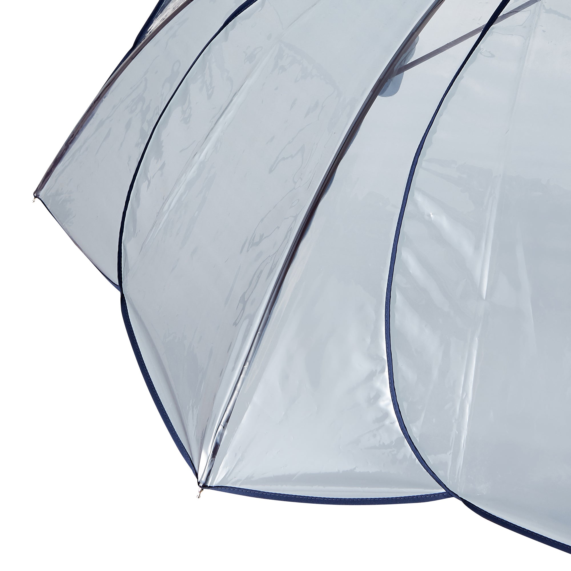 CLEAR UMBRELLA COLOR PIPING 58 GRAY