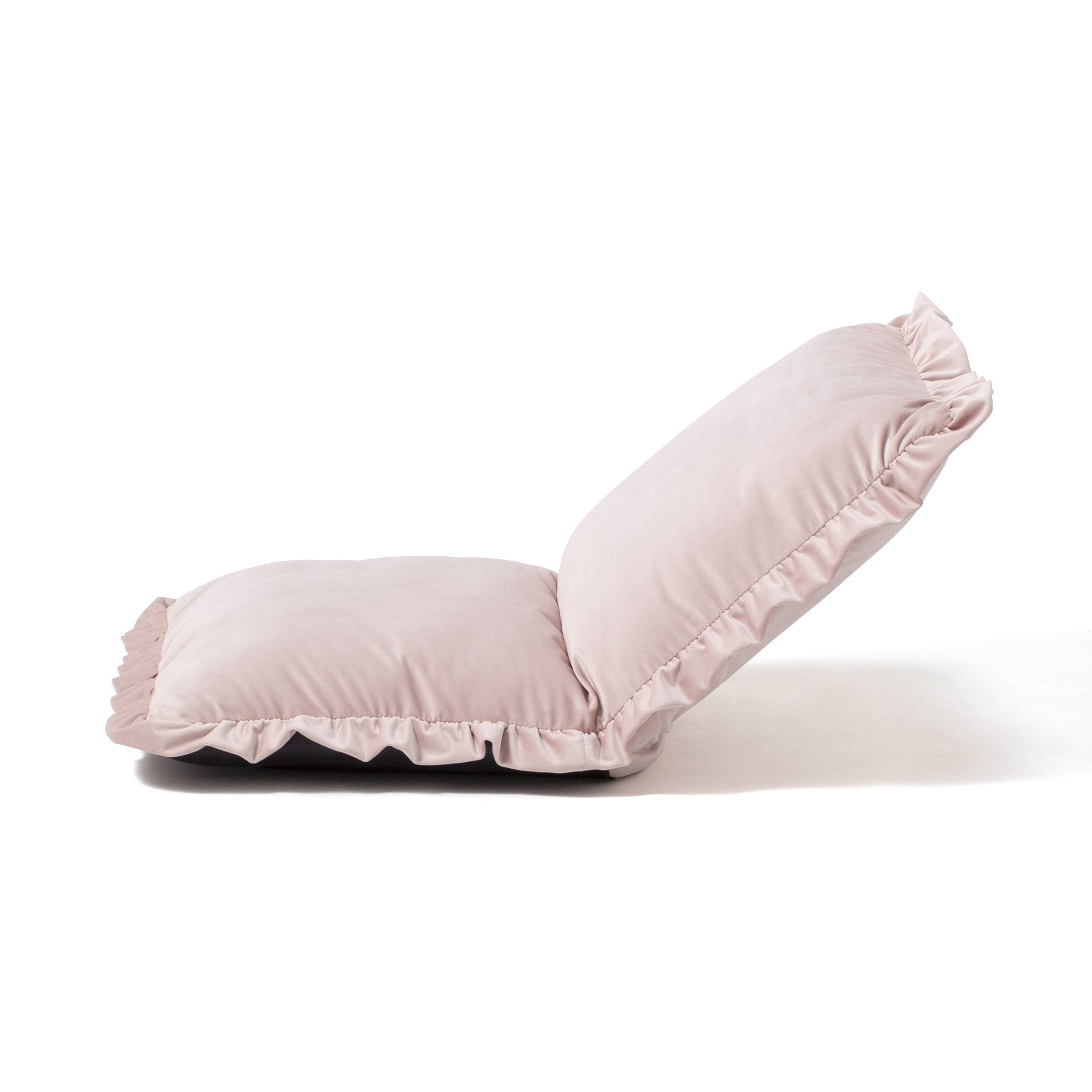 CALIN FLOOR CHAIR Pink (W570 × D545 ～ 920 × H150 ～ 490)