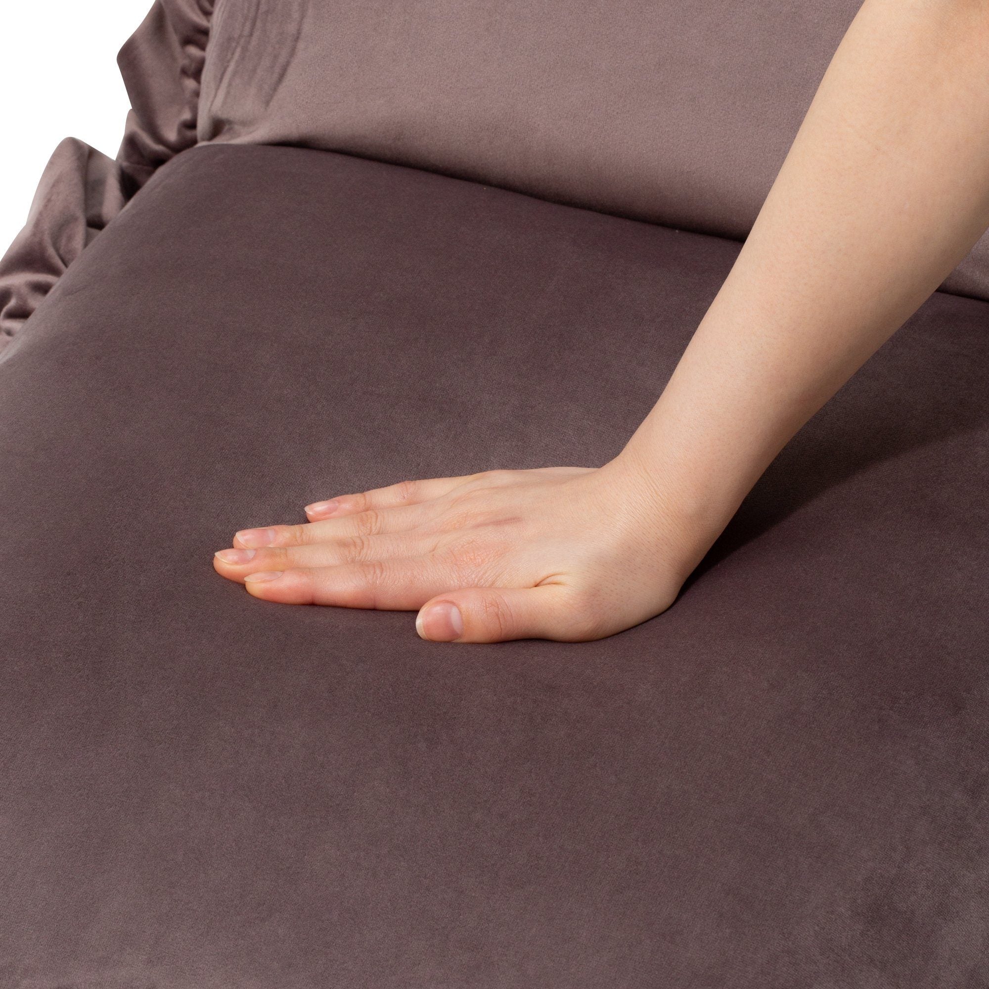 CALIN FLOOR CHAIR LARGE W590×D700～1145×H150～600 BROWN