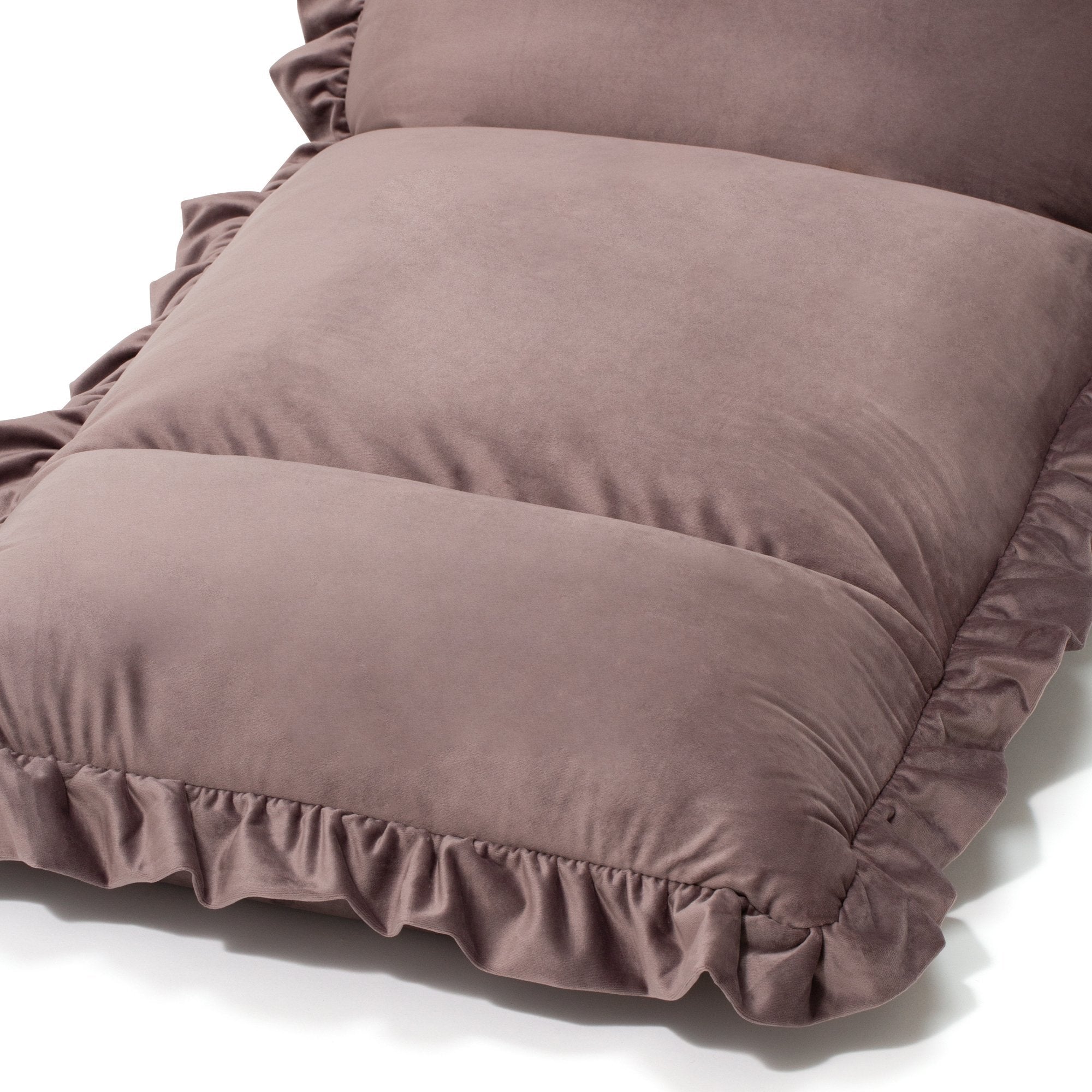 CALIN Floor Chair HIGH Back W610×D690～1480×H150～760 BROWN