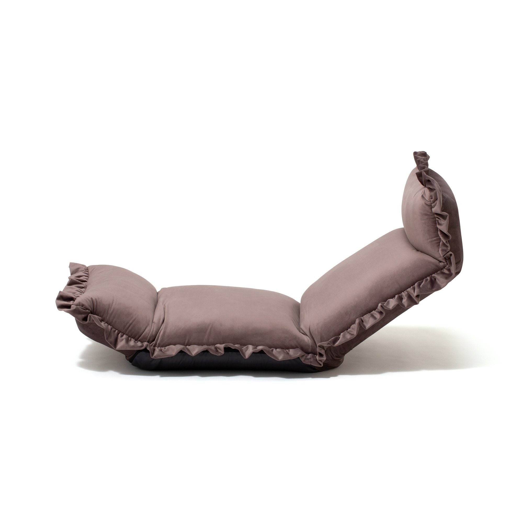 CALIN Floor Chair HIGH Back W610×D690～1480×H150～760 BROWN