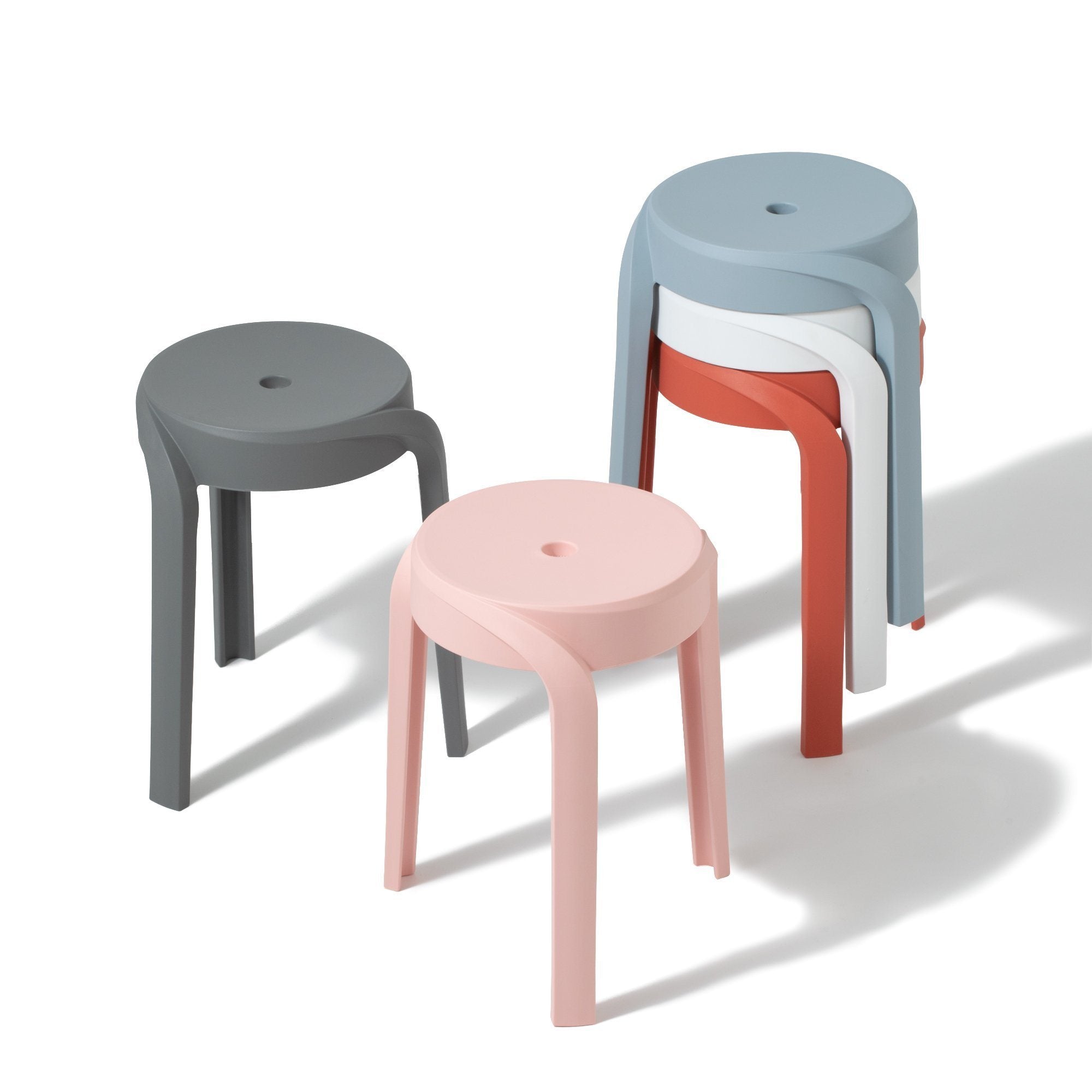 VORTEX STOOL White (W350 × D350 × H455)