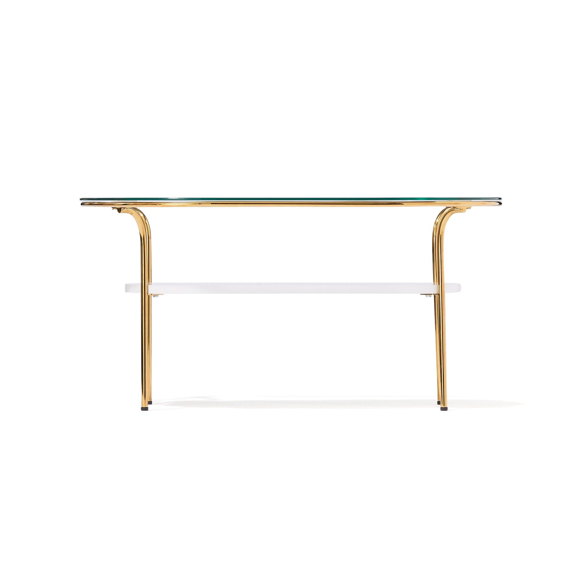 LEGATO COFFEETABLE Small Gold x Marble (W750 x D450 x H370)