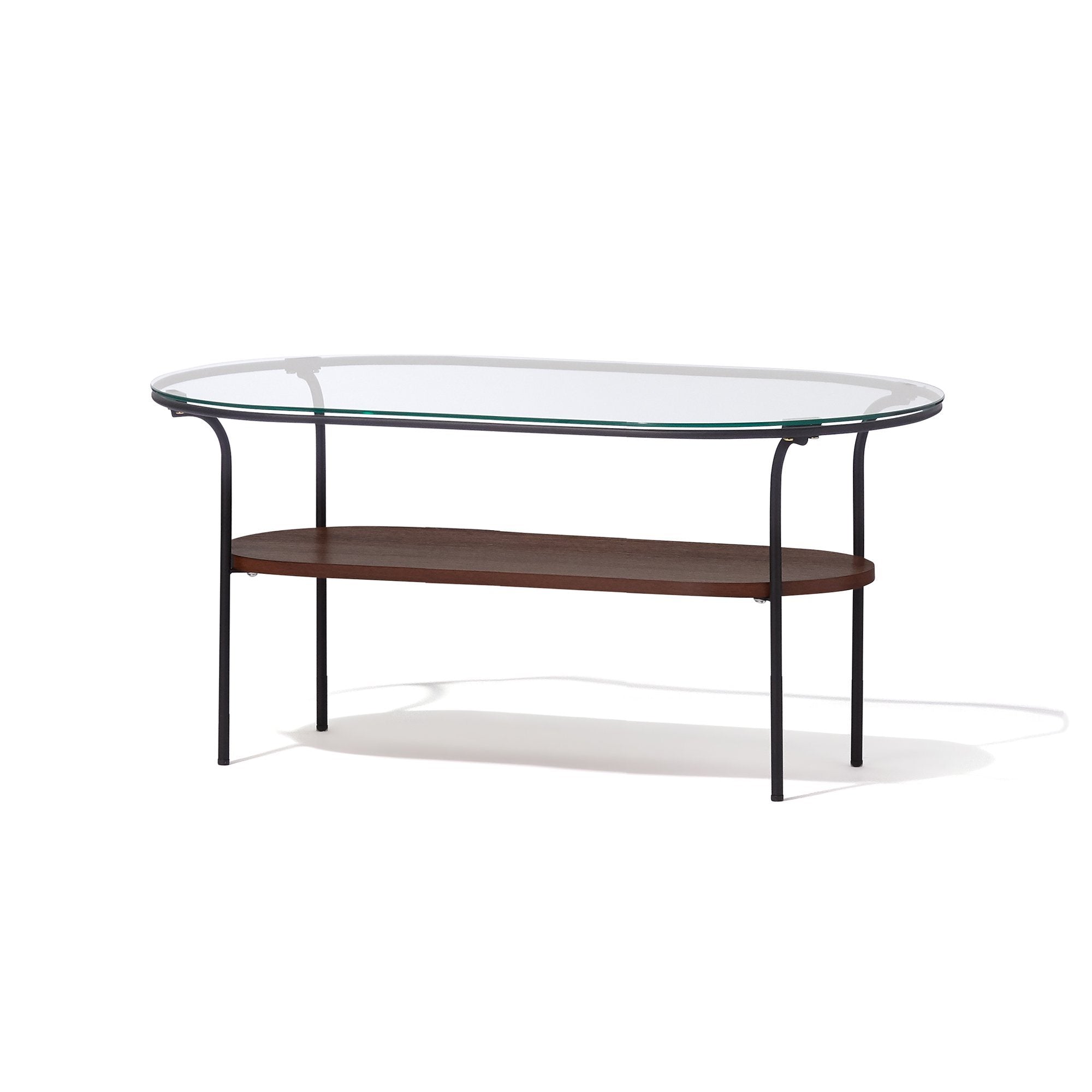 LEGATO COFFEE TABLE Small Black x Brown (W750 x D450 x H370)