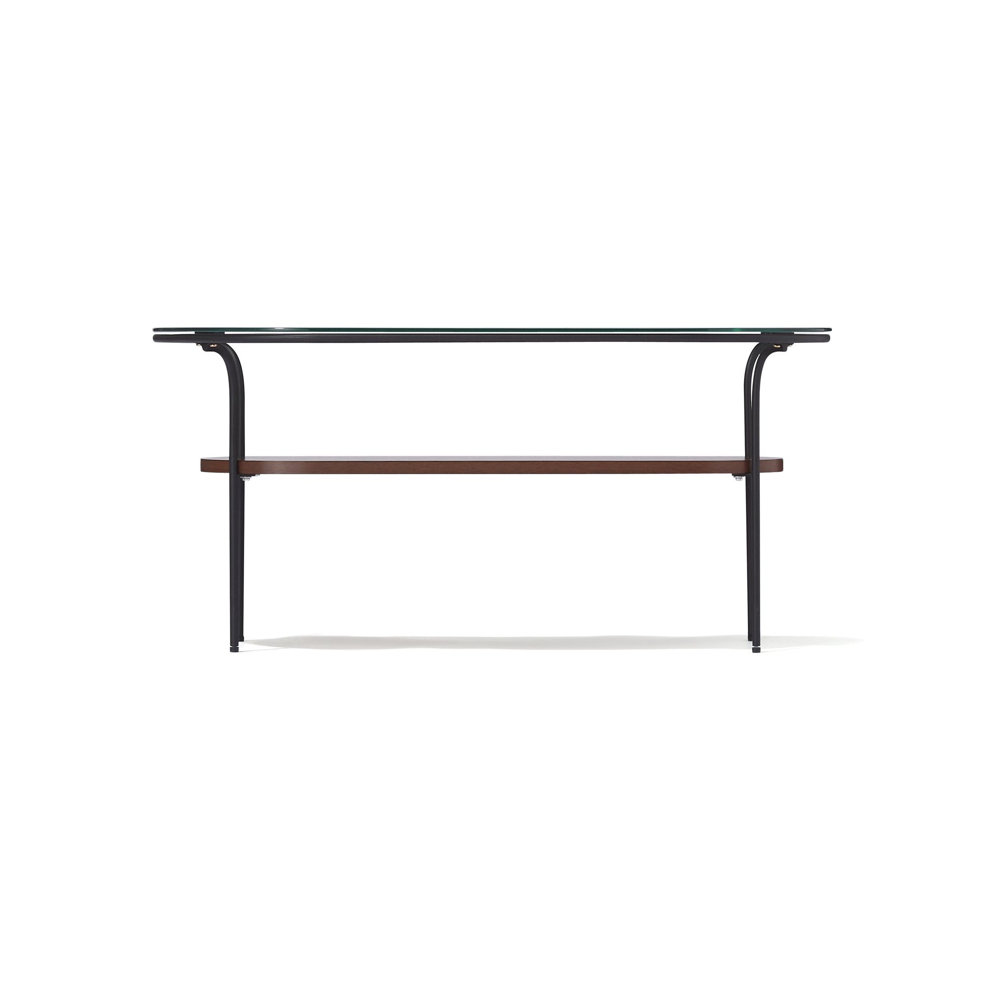 LEGATO COFFEE TABLE Small Black x Brown (W750 x D450 x H370)