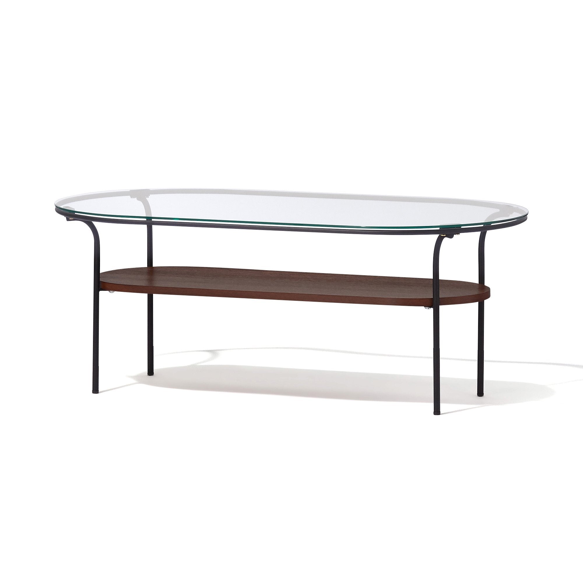 LEGATO COFFEE TABLE Large Black x Brown (W950 x D500 x H370)