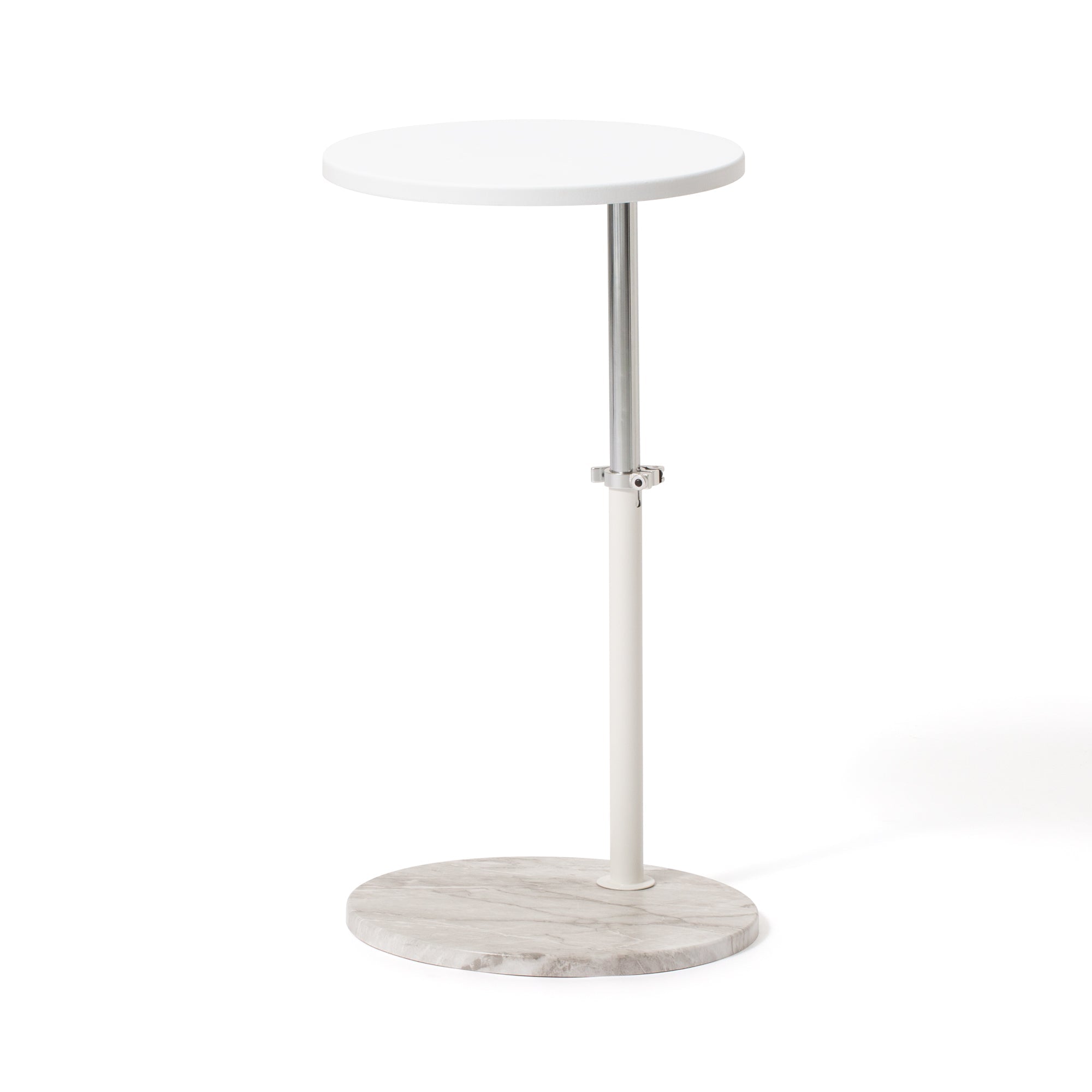 MONTEZ SIDE TABLE 2 MARBLE (W350 x D350 x H415-665)