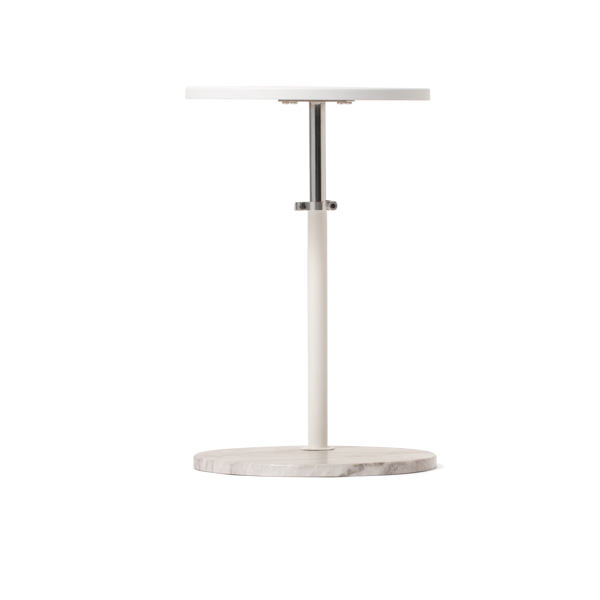 MONTEZ SIDE TABLE 2 MARBLE (W350 x D350 x H415-665)