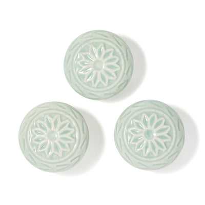 Knob Ceramic Sculpture Mint Green