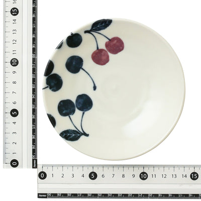 Keiryo Minoyaki Cherry Medium Plate S