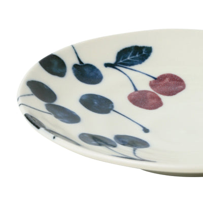 Keiryo Minoyaki Cherry Medium Plate M