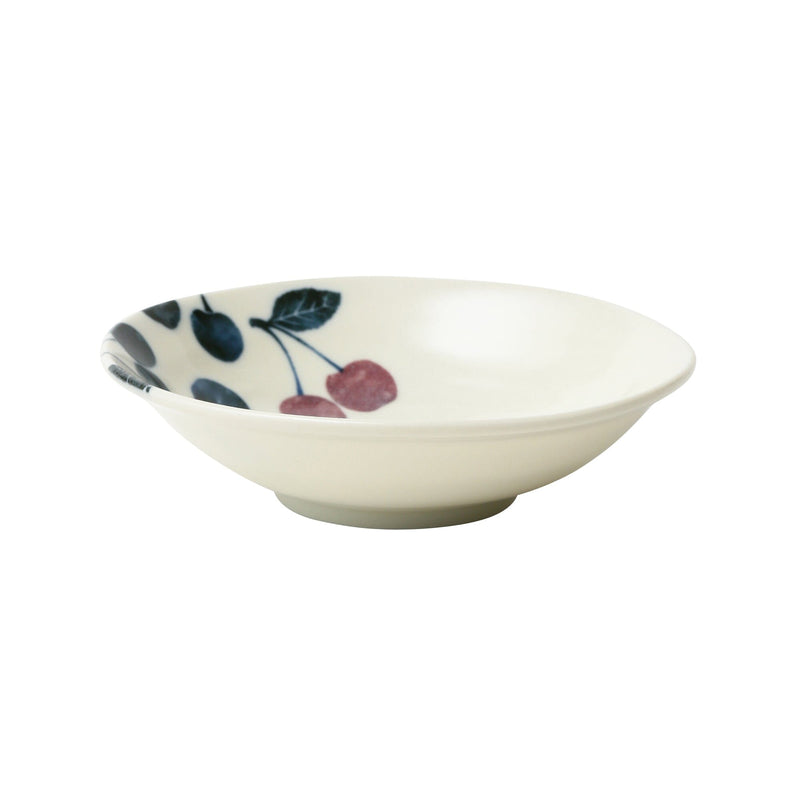 Keiryo Minoyaki Cherry Medium Deep Plate M