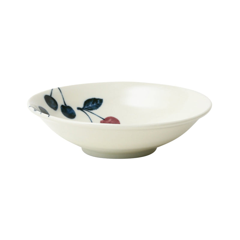 Keiryo Minoyaki Cherry Medium Deep Plate L