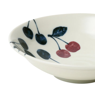 Keiryo Minoyaki Cherry Medium Deep Plate L