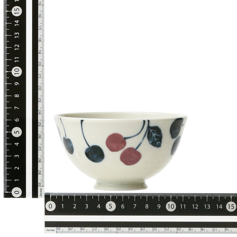 Keiryo Minoyaki Cherry Tea Bowl