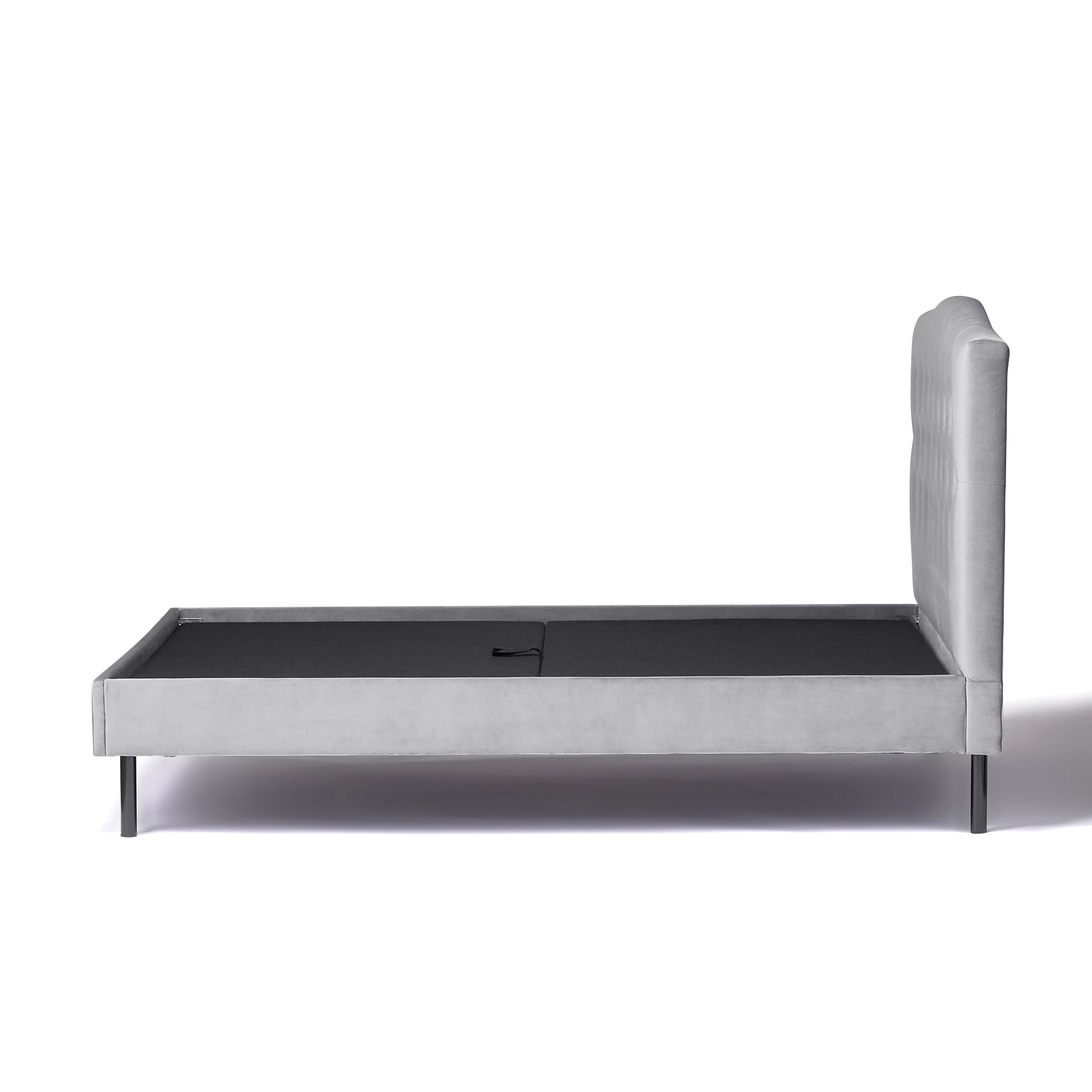 Brissa Bed Dimple Semi-Double Gray (A) (W1295 x D2090 x H1230mm)