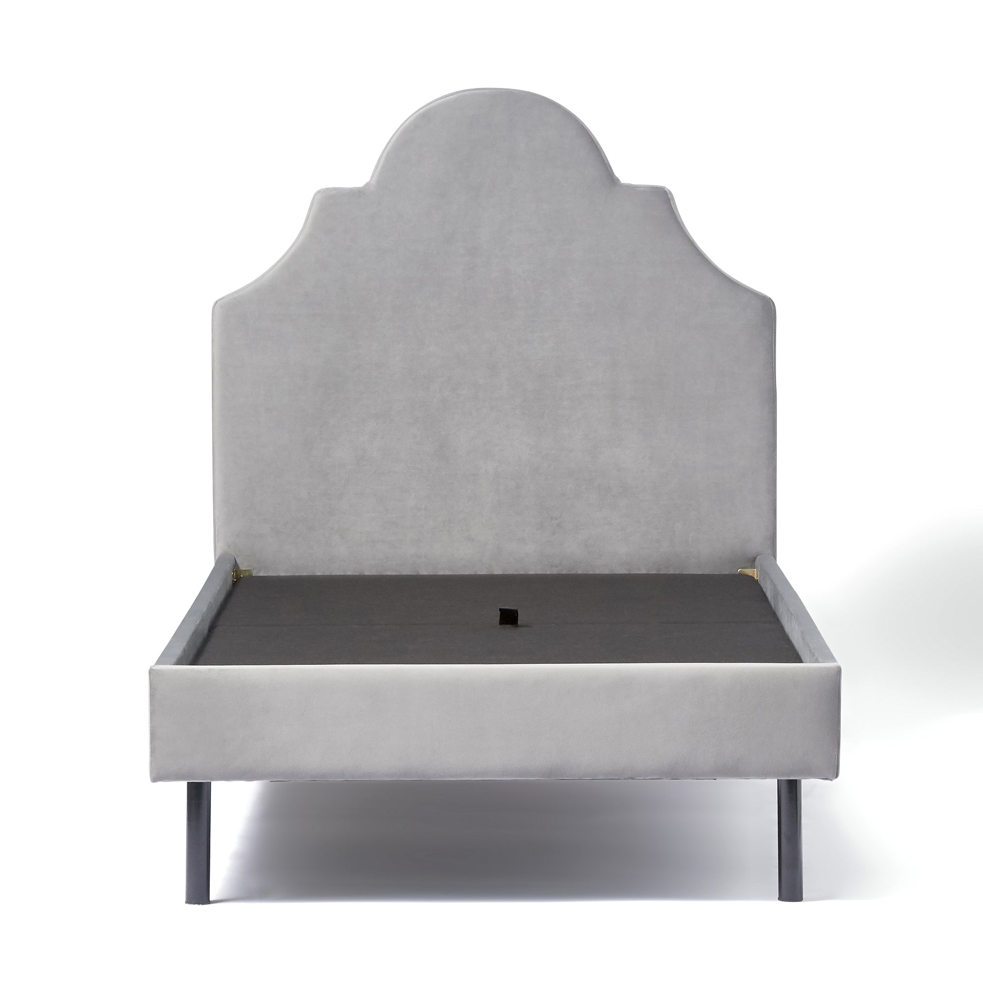 BRISSA Bed Crown Single Gray (A) (W1055 × D2085 × H1225mm)