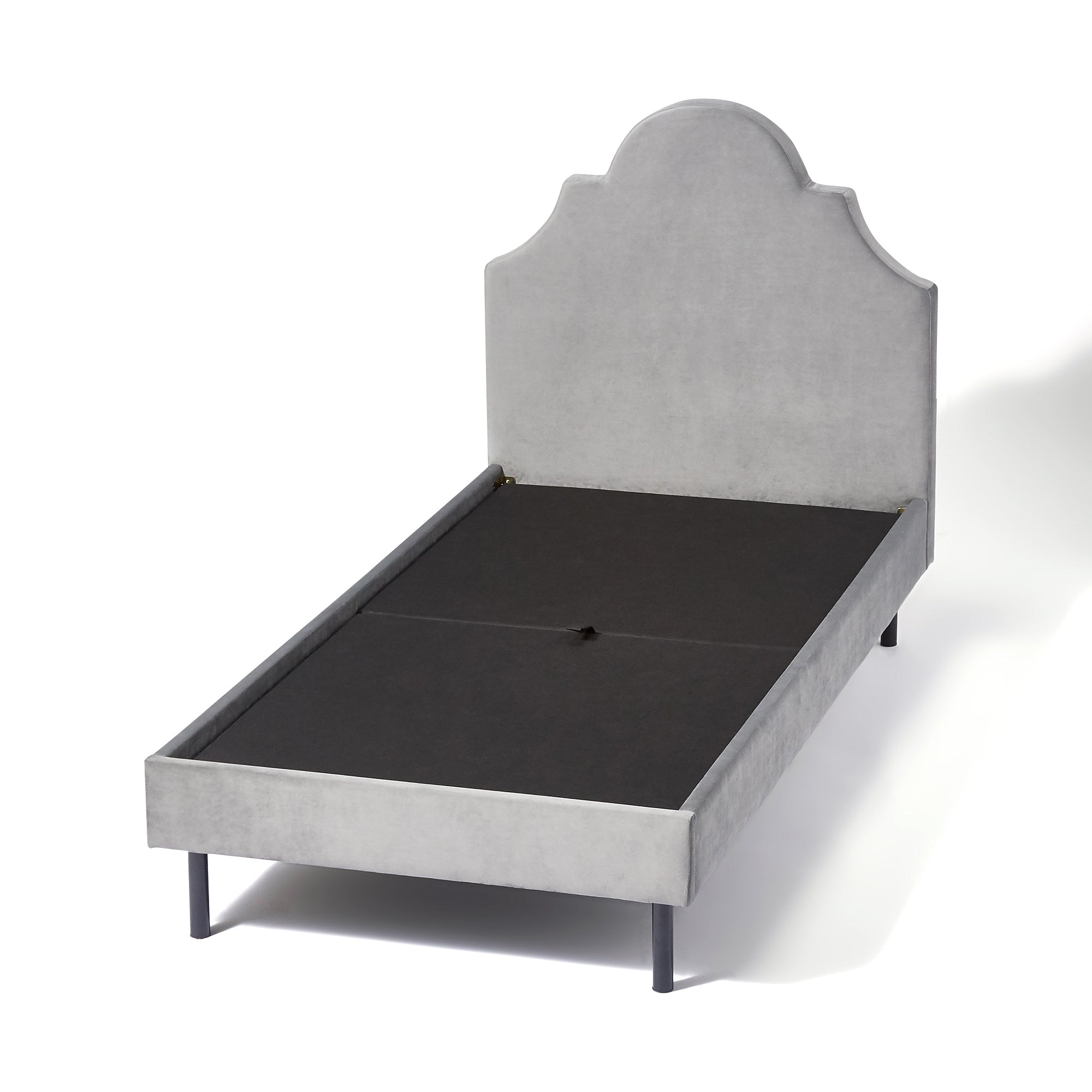 BRISSA Bed Crown Single Gray (A) (W1055 × D2085 × H1225mm)